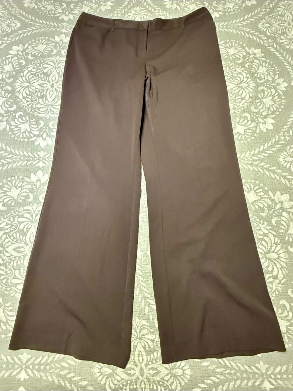 Lane Bryant Wide-Leg Dress Pants in Chocolate Brown - 20 Tall